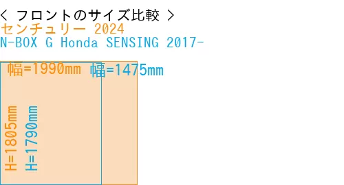 #センチュリー 2024 + N-BOX G Honda SENSING 2017-